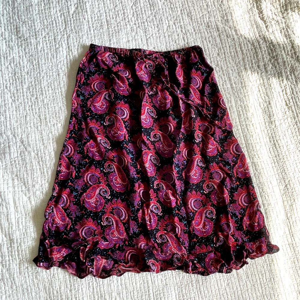 Paisley Midi Skirt 90’s